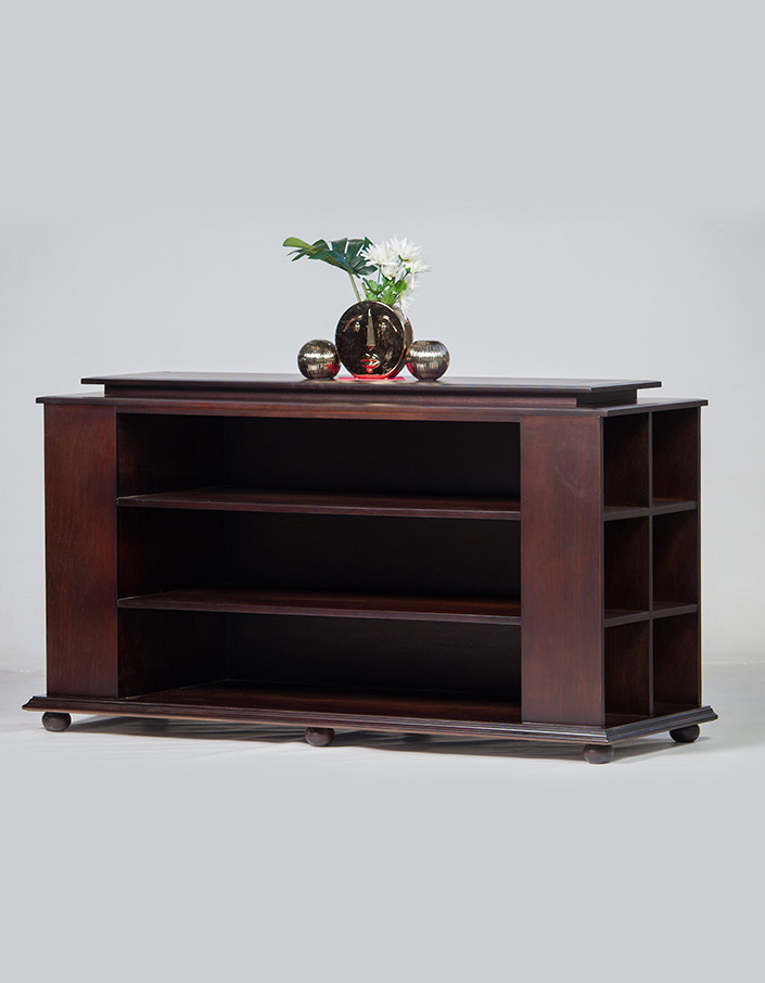 Oslostep TV Stand Okoume W/Brown